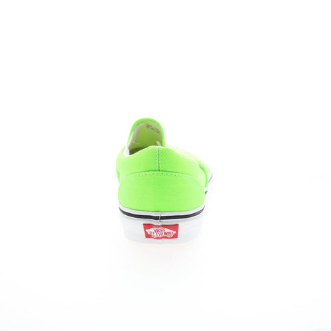 Vans Classic Slip-On VN0A4U38WT5 Mens Green Canvas Lifestyle Sneakers Shoes