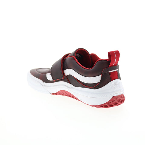 Vans Kyle Pro 2 VN0A4UW3REB Mens Burgundy Leather Lifestyle Sneakers Shoes