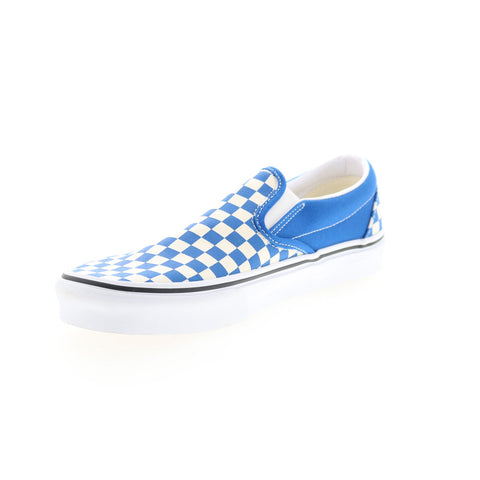 Vans Classic Slip-On VN0A5AO862C Mens Blue Canvas Lifestyle Sneakers Shoes