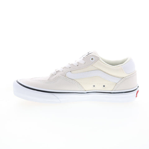 Vans Rowan Pro VN0A5HEVQJM Mens Beige Suede Lace Up Lifestyle Sneakers Shoes