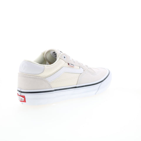 Vans Rowan Pro VN0A5HEVQJM Mens Beige Suede Lace Up Lifestyle Sneakers Shoes