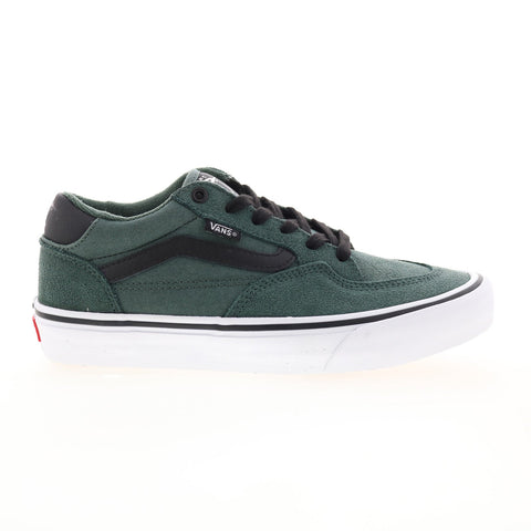 Vans Rowan VN0A5JIC88Y Mens Green Suede Lace Up Lifestyle Sneakers Shoes