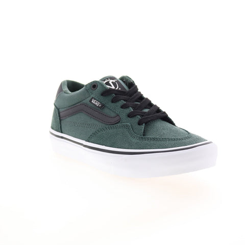 Vans Rowan VN0A5JIC88Y Mens Green Suede Lace Up Lifestyle Sneakers Shoes