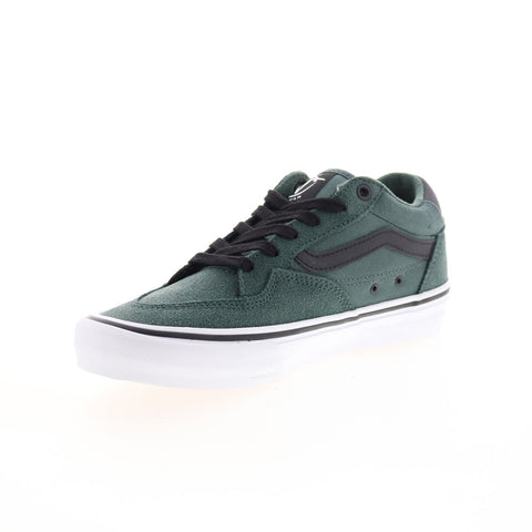 Vans Rowan VN0A5JIC88Y Mens Green Suede Lace Up Lifestyle Sneakers Shoes
