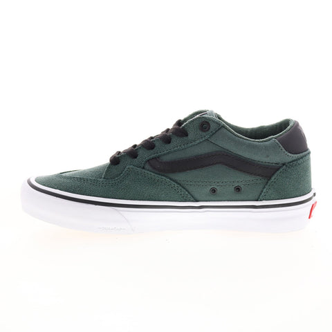 Vans Rowan VN0A5JIC88Y Mens Green Suede Lace Up Lifestyle Sneakers Shoes