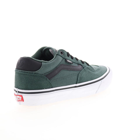 Vans Rowan VN0A5JIC88Y Mens Green Suede Lace Up Lifestyle Sneakers Shoes