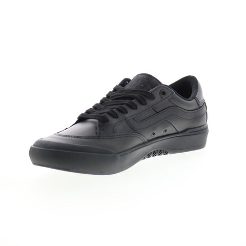 Vans Berle VN0A5JIJ9BK Mens Black Leather Lace Up Lifestyle Sneakers Shoes
