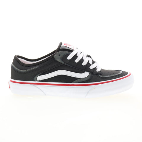 Vans Rowley VN0A5KQTBWT Mens Black Leather Lifestyle Sneakers Shoes