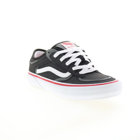 Vans Rowley VN0A5KQTBWT Mens Black Leather Lifestyle Sneakers Shoes