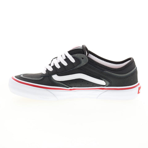 Vans Rowley VN0A5KQTBWT Mens Black Leather Lifestyle Sneakers Shoes