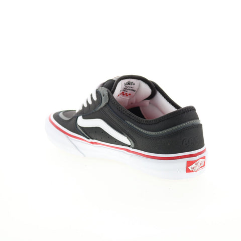 Vans Rowley VN0A5KQTBWT Mens Black Leather Lifestyle Sneakers Shoes
