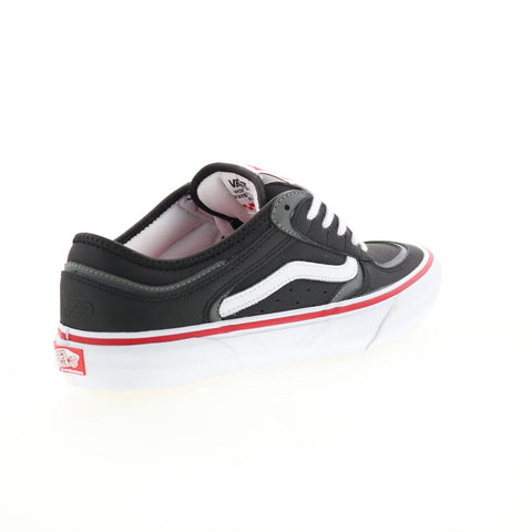 Vans Rowley VN0A5KQTBWT Mens Black Leather Lifestyle Sneakers Shoes