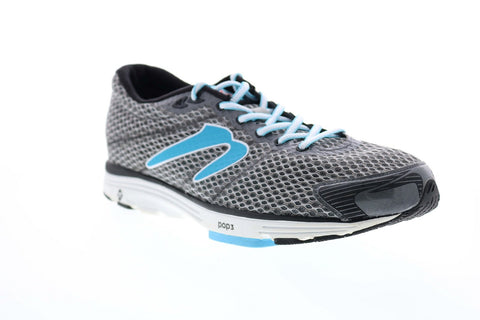 Newton AHA ll W004215 Womens Gray Mesh Athletic Lace Up Running Shoes 