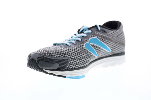Newton AHA ll W004215 Womens Gray Mesh Athletic Lace Up Running Shoes 
