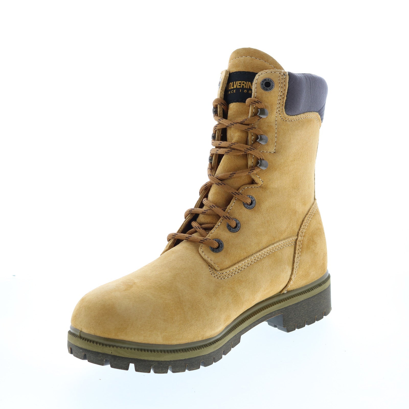 Wolverine Waterproof Insulated 8" W01195 Mens Brown Suede Work Boots