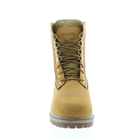Wolverine DA Waterproof 8" Cord Panel Lug W01199 Mens Brown Work Boots