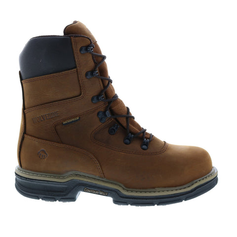 Wolverine Marauder 8 Inch Contour Welt Steel Mens Brown Work & Safety Boots
