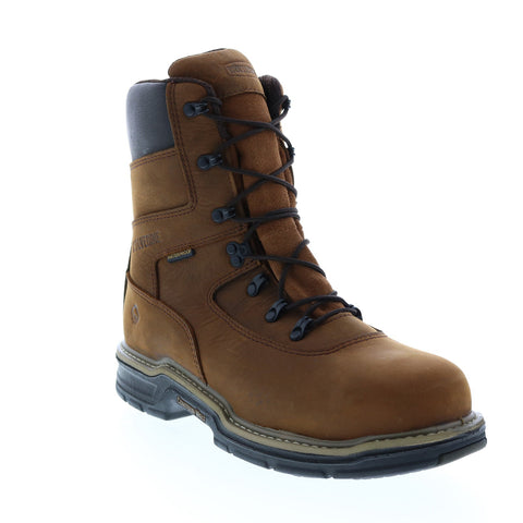Wolverine Marauder 8 W02163 Mens Brown Extra Wide Leather Work Boots