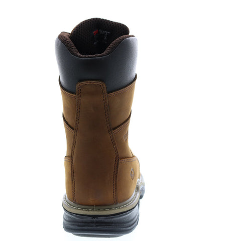 Wolverine Marauder 8 W02163 Mens Brown Extra Wide Leather Work Boots