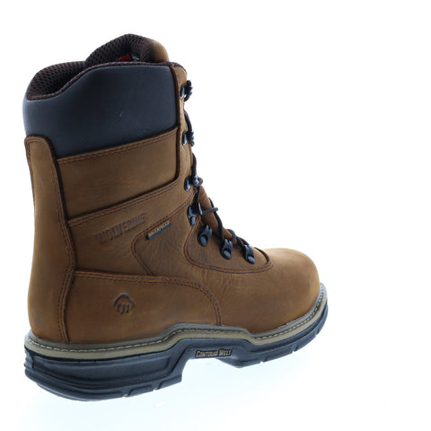 Wolverine Marauder 8 W02163 Mens Brown Extra Wide Leather Work Boots