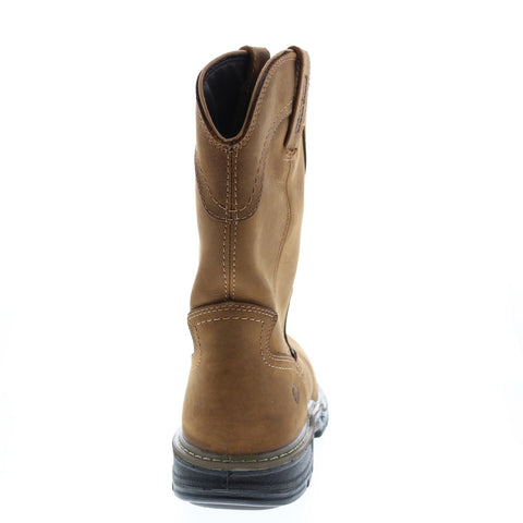 Wolverine Anthem Wellington Steel Toe W02287 Mens Brown Leather Work Boots