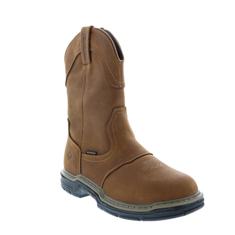 Wolverine Anthem Western Wellington Waterproof Mens Brown Work & Safety Boots