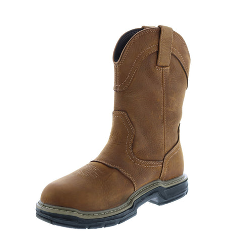 Wolverine Anthem Western Wellington Waterproof Mens Brown Work & Safety Boots