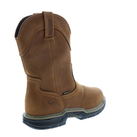 Wolverine Anthem Western Wellington Waterproof Mens Brown Work & Safety Boots