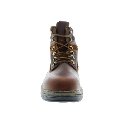 Wolverine Raider Steel-Toe 6" W02419 Mens Brown Wide Leather Work Boots