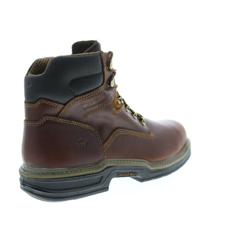 Wolverine Raider Steel-Toe 6" W02419 Mens Brown Wide Leather Work Boots