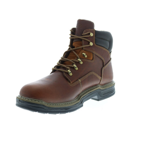 Wolverine Raider 6" Contour Welt W02421 Mens Brown Wide Leather Lace Up Work Boots