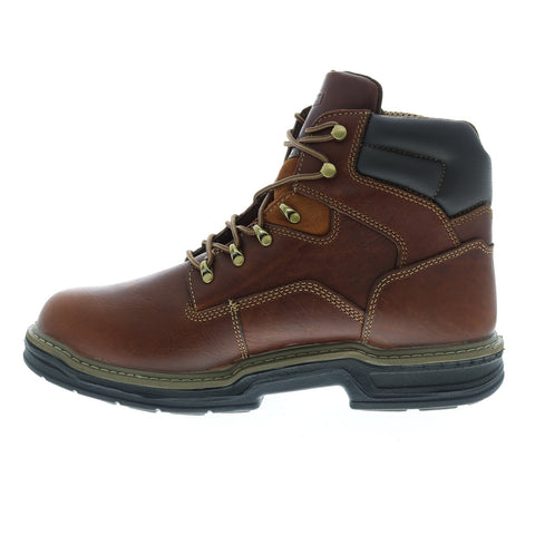 Wolverine Raider 6" Contour Welt W02421 Mens Brown Wide Leather Lace Up Work Boots