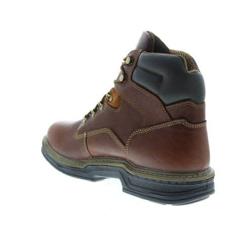 Wolverine Raider 6" Contour Welt W02421 Mens Brown Wide Leather Lace Up Work Boots