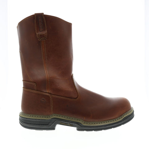 Wolverine Raider Steel Toe Wellington W02427 Mens Brown Leather Work Boots 
