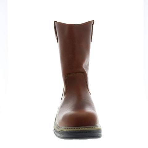 Wolverine Raider Steel Toe Wellington W02427 Mens Brown Leather Work Boots 