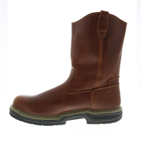 Wolverine Raider Steel Toe Wellington W02427 Mens Brown Leather Work Boots 