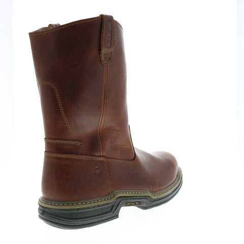 Wolverine Raider Steel Toe Wellington W02427 Mens Brown Leather Work Boots 