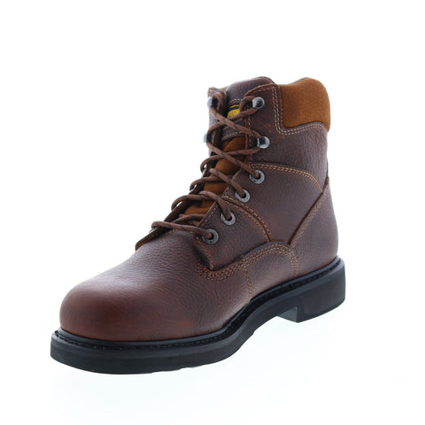 Wolverine Tremor Durashocks 6" W04326 Mens Brown Wide Leather Work Boots