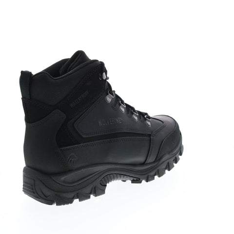 Wolverine Spencer Waterproof Mid W05126 Mens Black Leather Hiking Boots