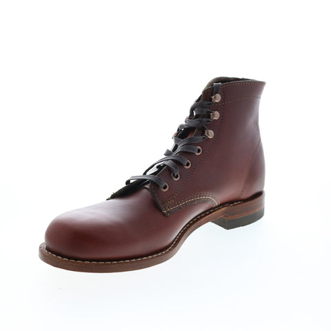 Wolverine 1000 Mile Plain Toe Boot W05299 Mens Brown Casual Dress Boots