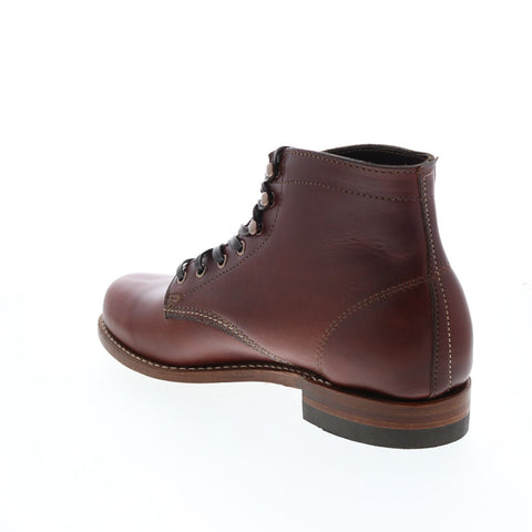 Wolverine 1000 Mile Plain Toe Boot W05299 Mens Brown Casual Dress Boots