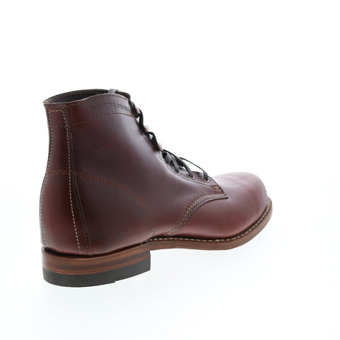 Wolverine 1000 Mile Plain Toe Boot W05299 Mens Brown Casual Dress Boots