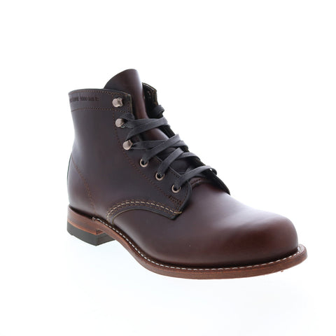 Wolverine 1000 Mile W05301 Mens Brown Leather Lace Up Casual Dress Boots