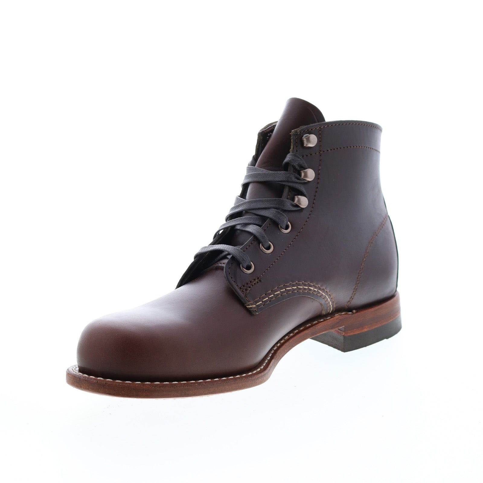 Wolverine 1000 Mile Plain Toe Boot W05301 Mens Brown Casual Dress Boot
