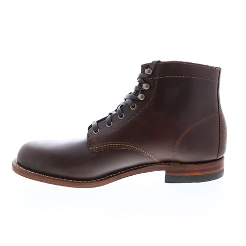 Wolverine 1000 Mile Plain Toe Boot W05301 Mens Brown Casual Dress Boots