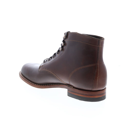 Wolverine 1000 Mile Plain Toe Boot W05301 Mens Brown Casual Dress Boots