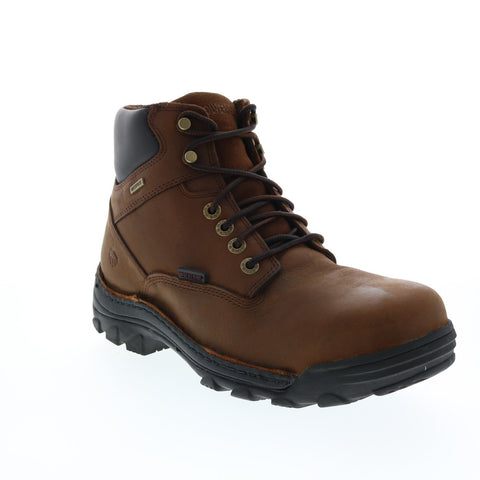 Wolverine Durbin WP 6" Steel-Toe W05483 Mens Brown Leather Work Boots