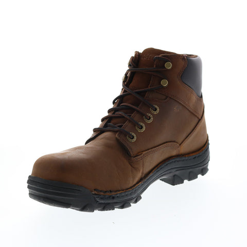 Wolverine Durbin WP 6" Steel-Toe W05483 Mens Brown Leather Work Boots