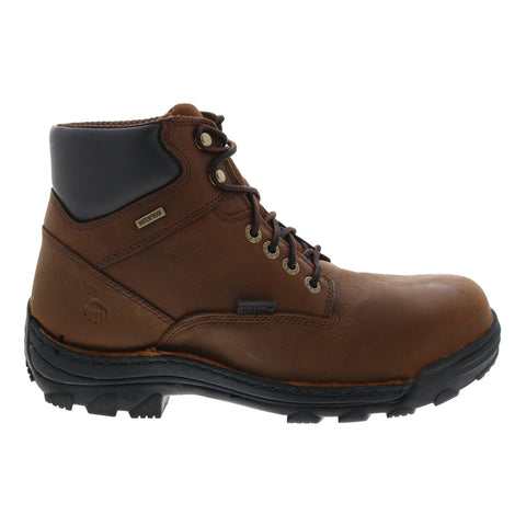 Wolverine Durbin Waterproof Steel Toe 6" Mens Brown Work & Safety Boots