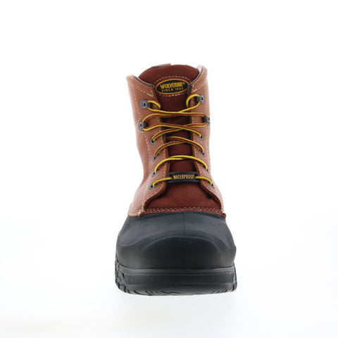 Wolverine Swampmonster WP Rival 6" Steel Duck Toe Mens Brown Work Boots